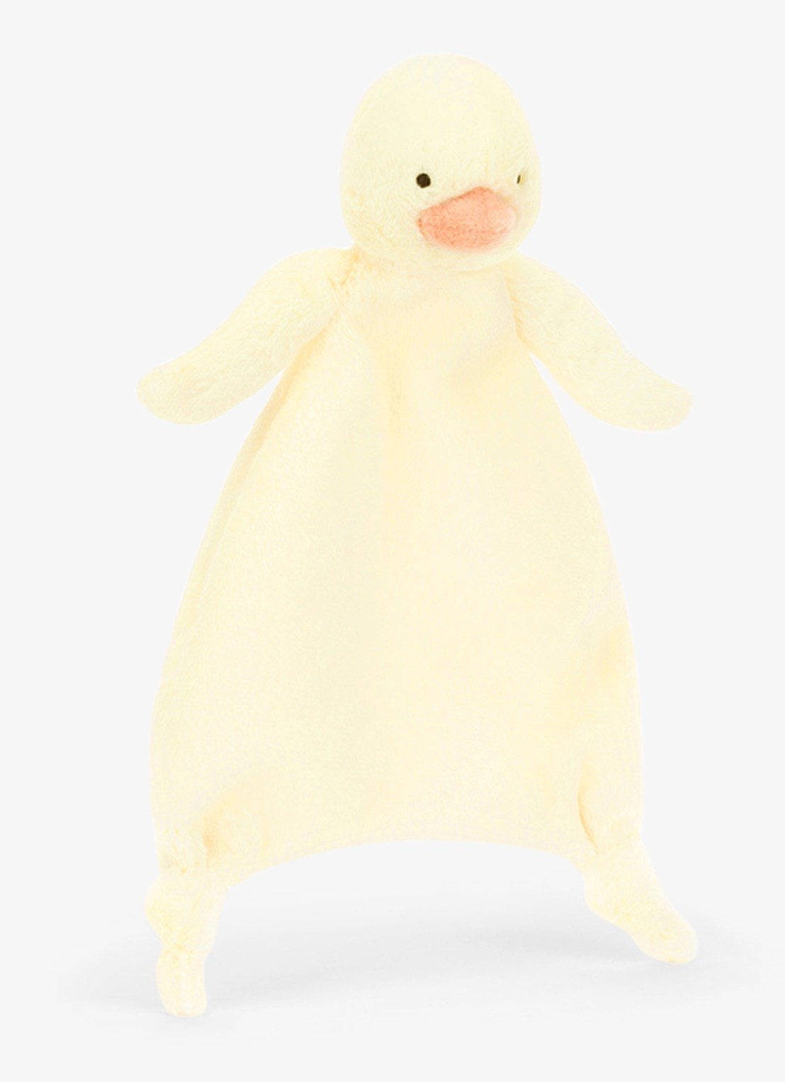 Jellycat Bashful Duckling Comforter knuffel 27 cm - voorkant 2 multicolor