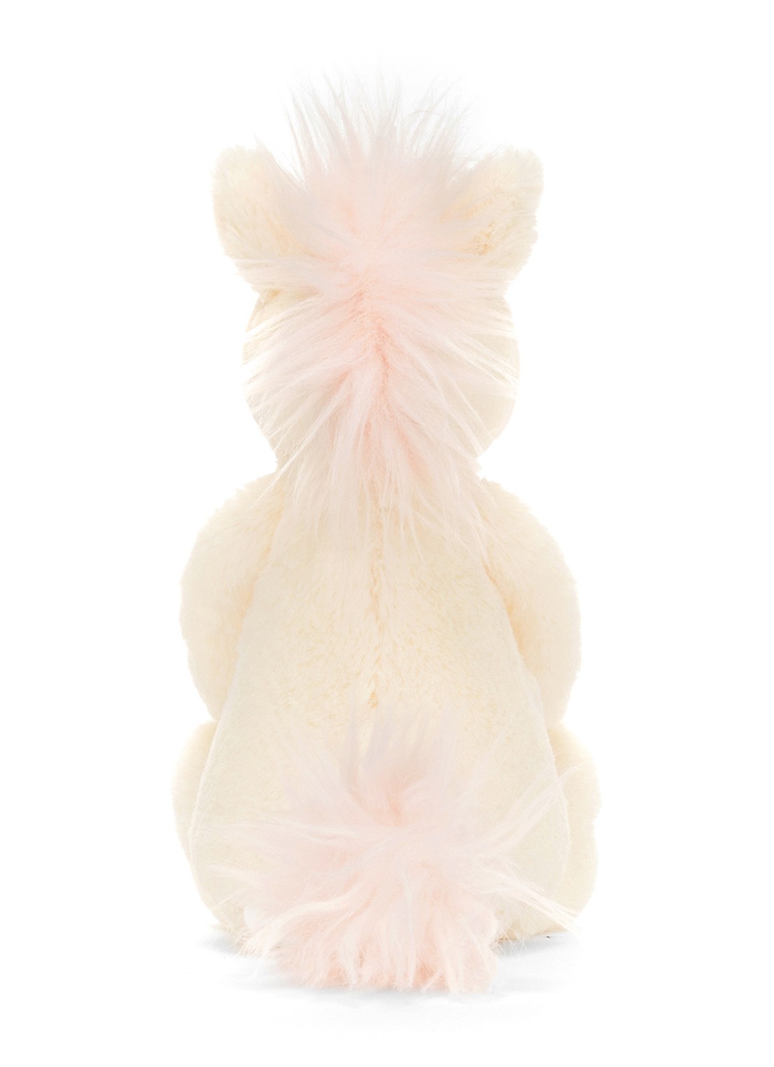 Jellycat Bashful Unicorn knuffel 18 cm - achterkant vanillegeel