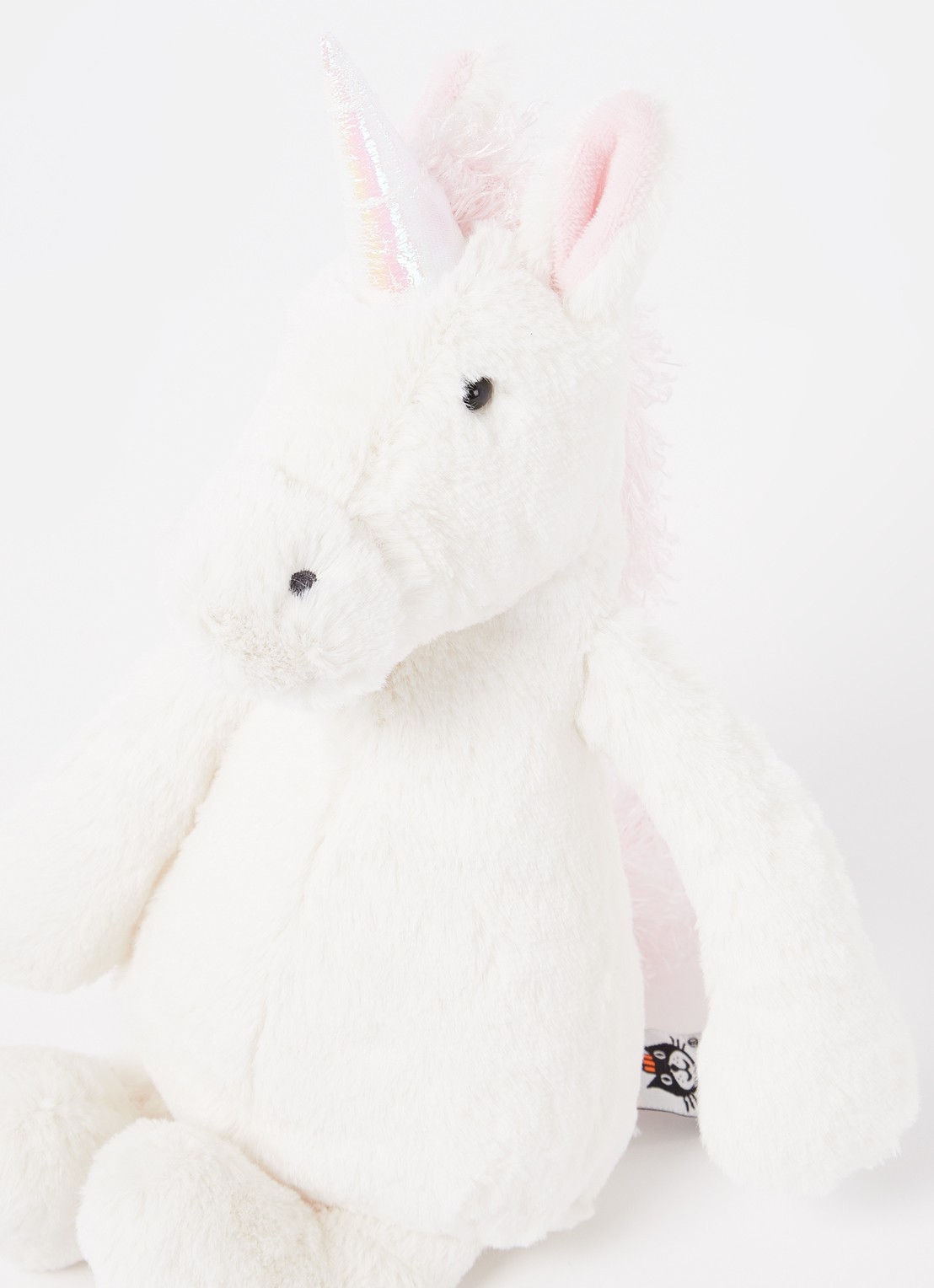 Jellycat Bashful unicorn medium knuffel - voorkant 2 undefined