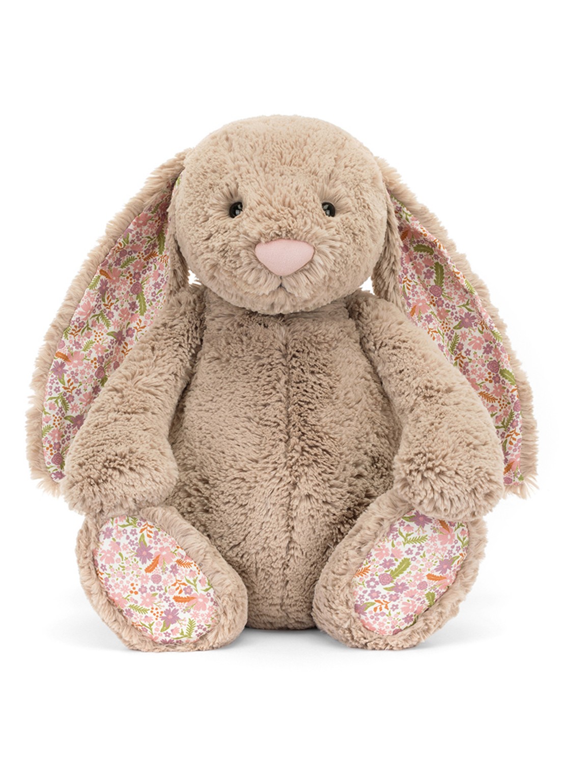 Jellycat Blossom Beige Bunny ‘Petal’ knuffel 51 cm - detail beige