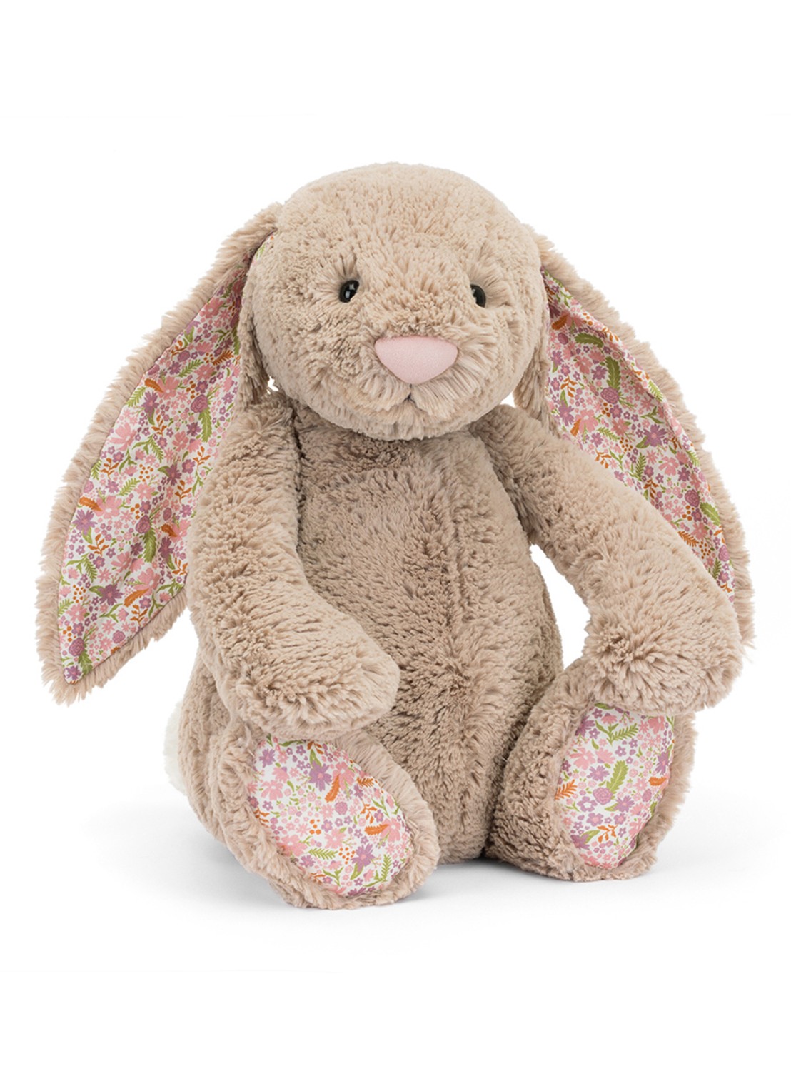 Jellycat Blossom Beige Bunny ‘Petal’ knuffel 51 cm - voorkant 4 beige