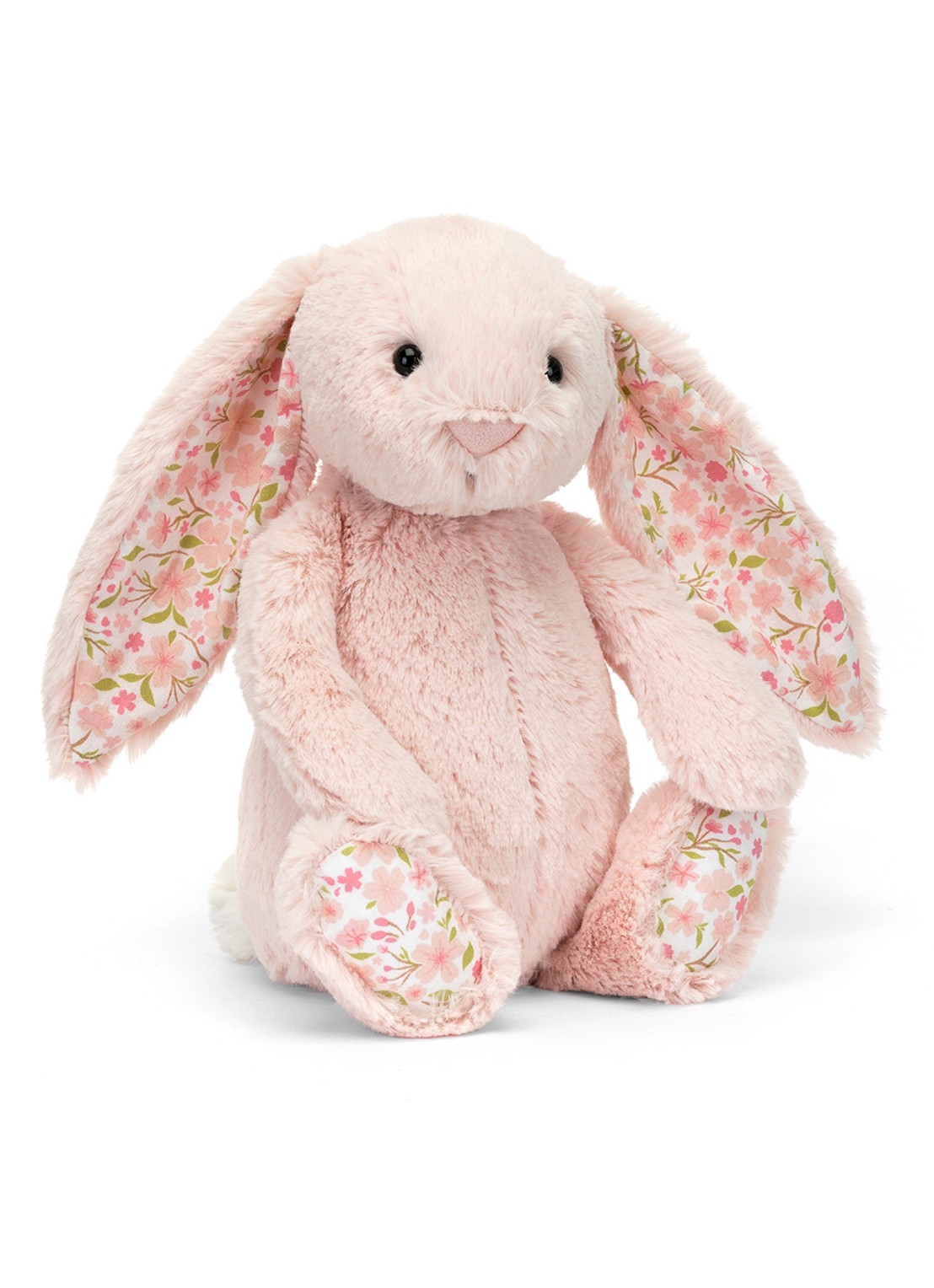 Jellycat Blossom Blush Bunny ‘Cherry’ knuffel 31 cm - voorkant 6 abrikoos