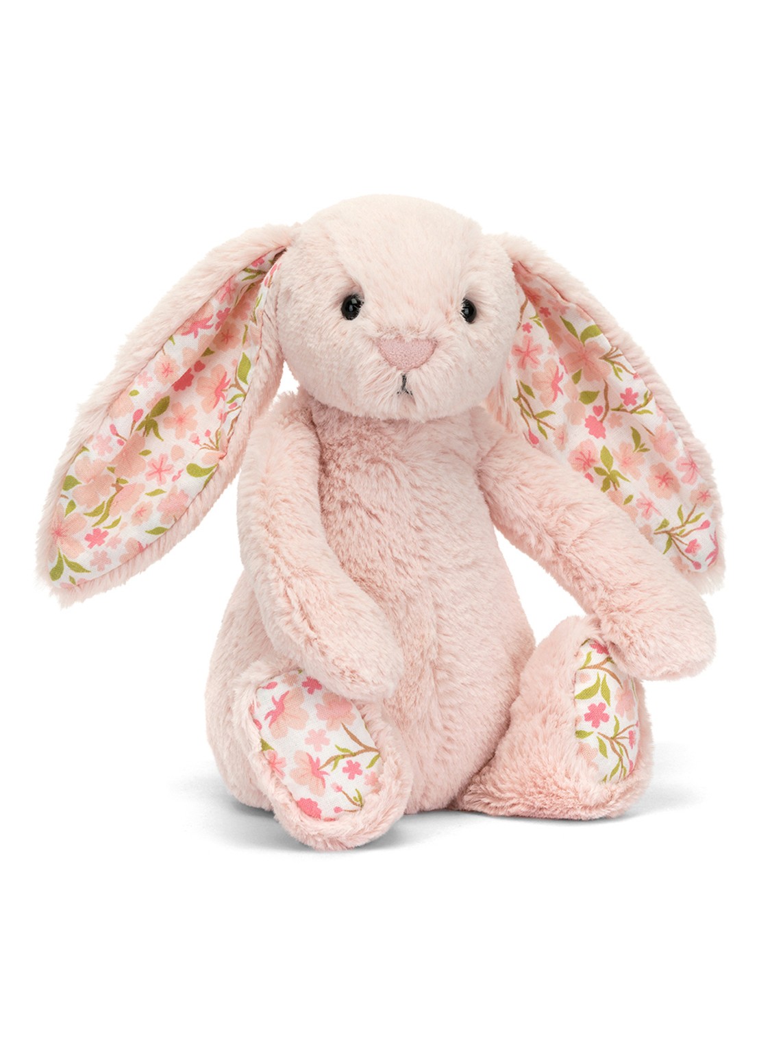 Jellycat Blossom Blush Bunny 'Cherry' knuffel - voorkant roze