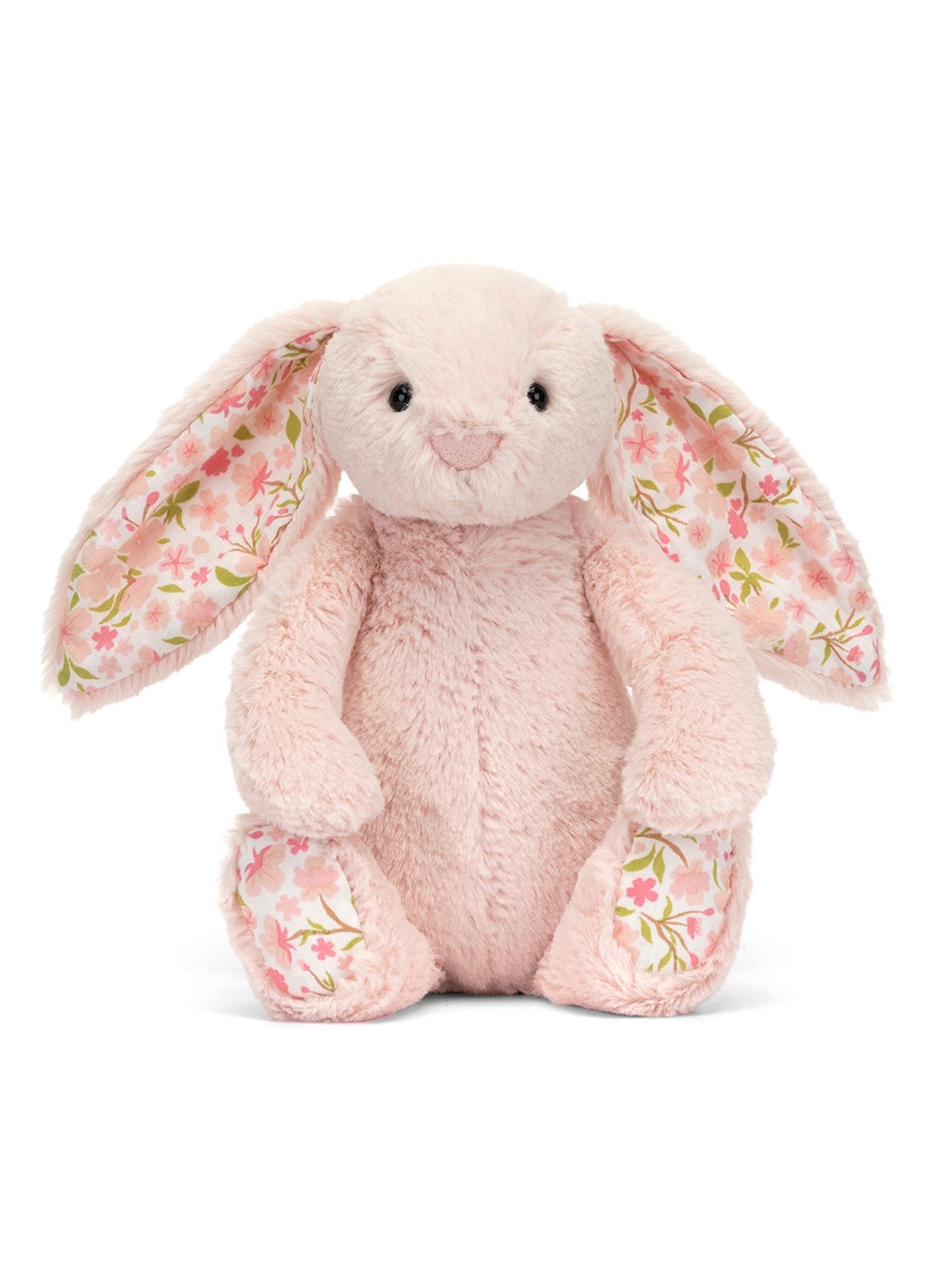 Jellycat Blossom Blush Bunny 'Cherry' knuffel - voorkant 2 roze
