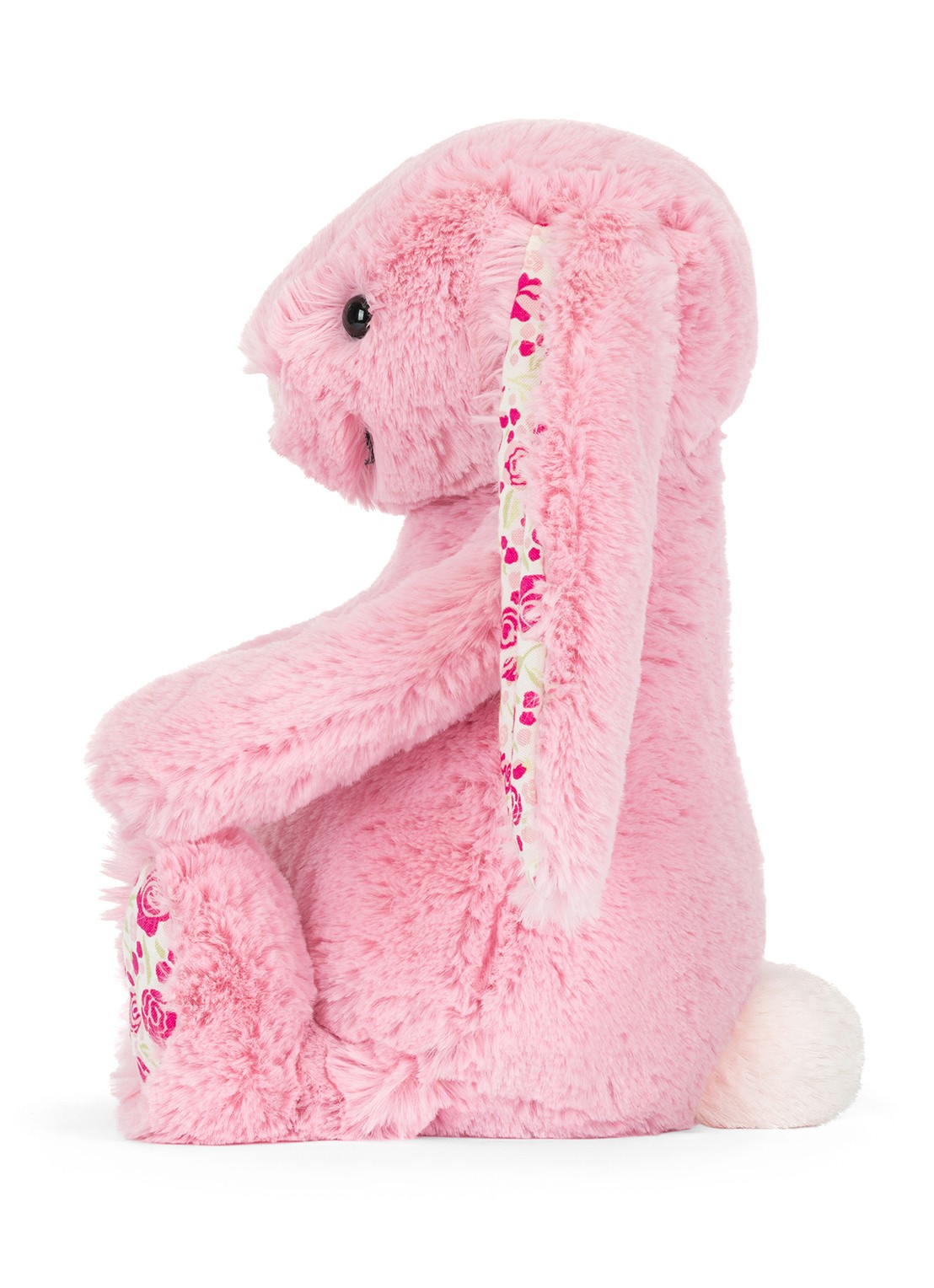 Jellycat Blushkin Blossom Luxe Bunny knuffel 31 cm - detail 3 roze
