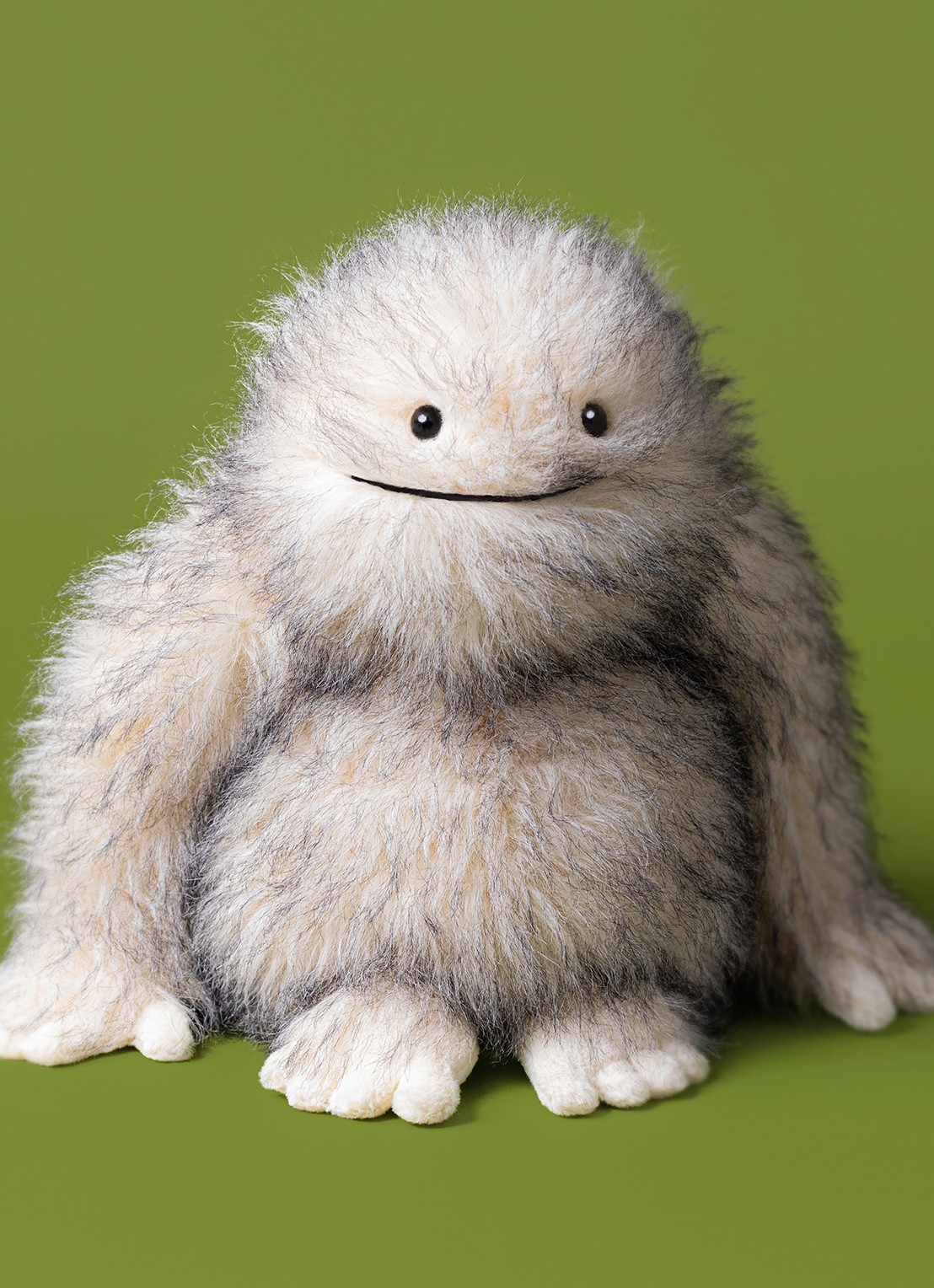 Jellycat Bretti Yeti knuffel 28 cm - detail 4 beige