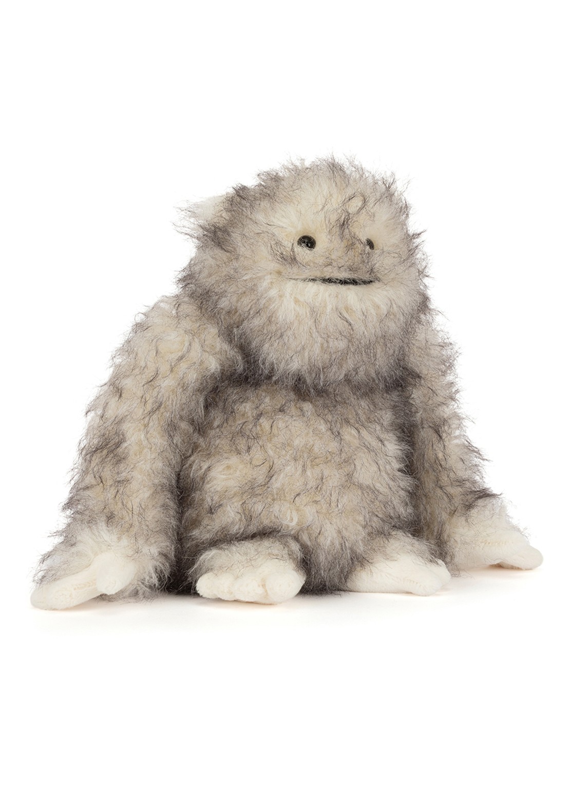 Jellycat Bretti Yeti knuffel 28 cm - voorkant beige