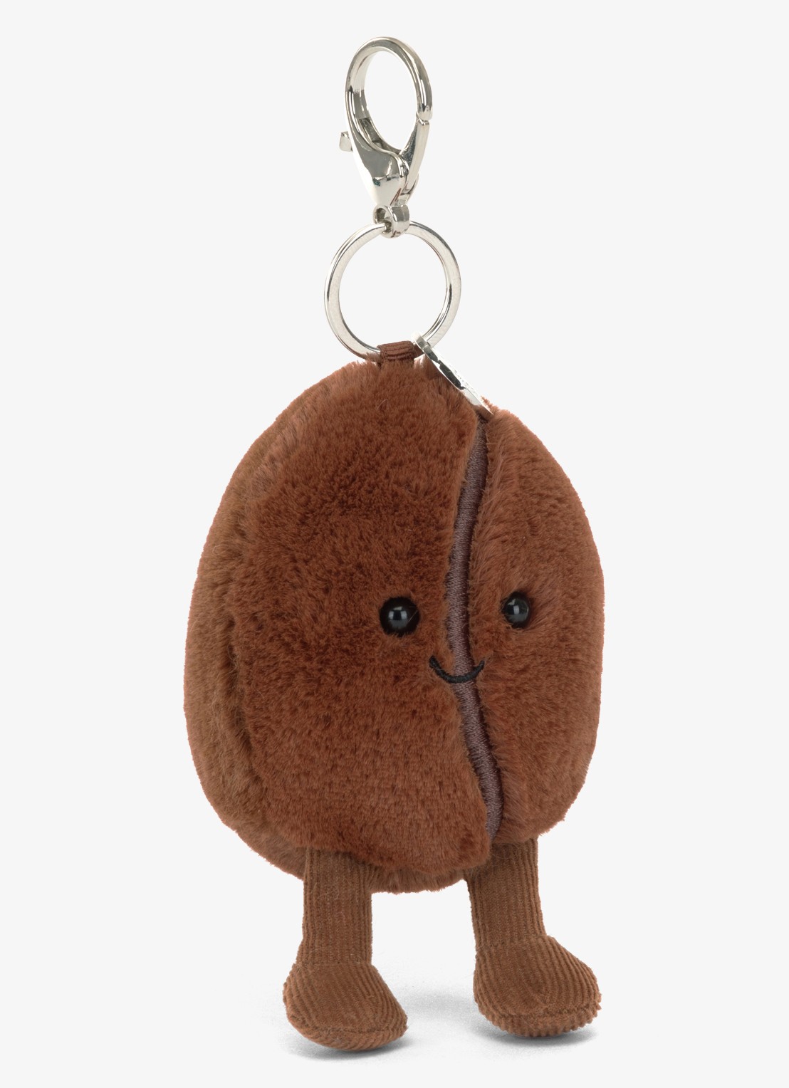 Jellycat Coffee Bean Bag Charm tasbedel - detail 3 bruin