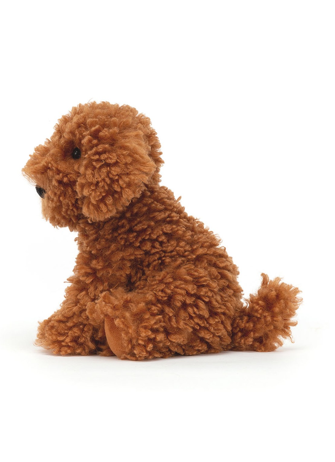 Jellycat Cooper Doodle Dog knuffel 23 cm - voorkant 3 lichtbruin