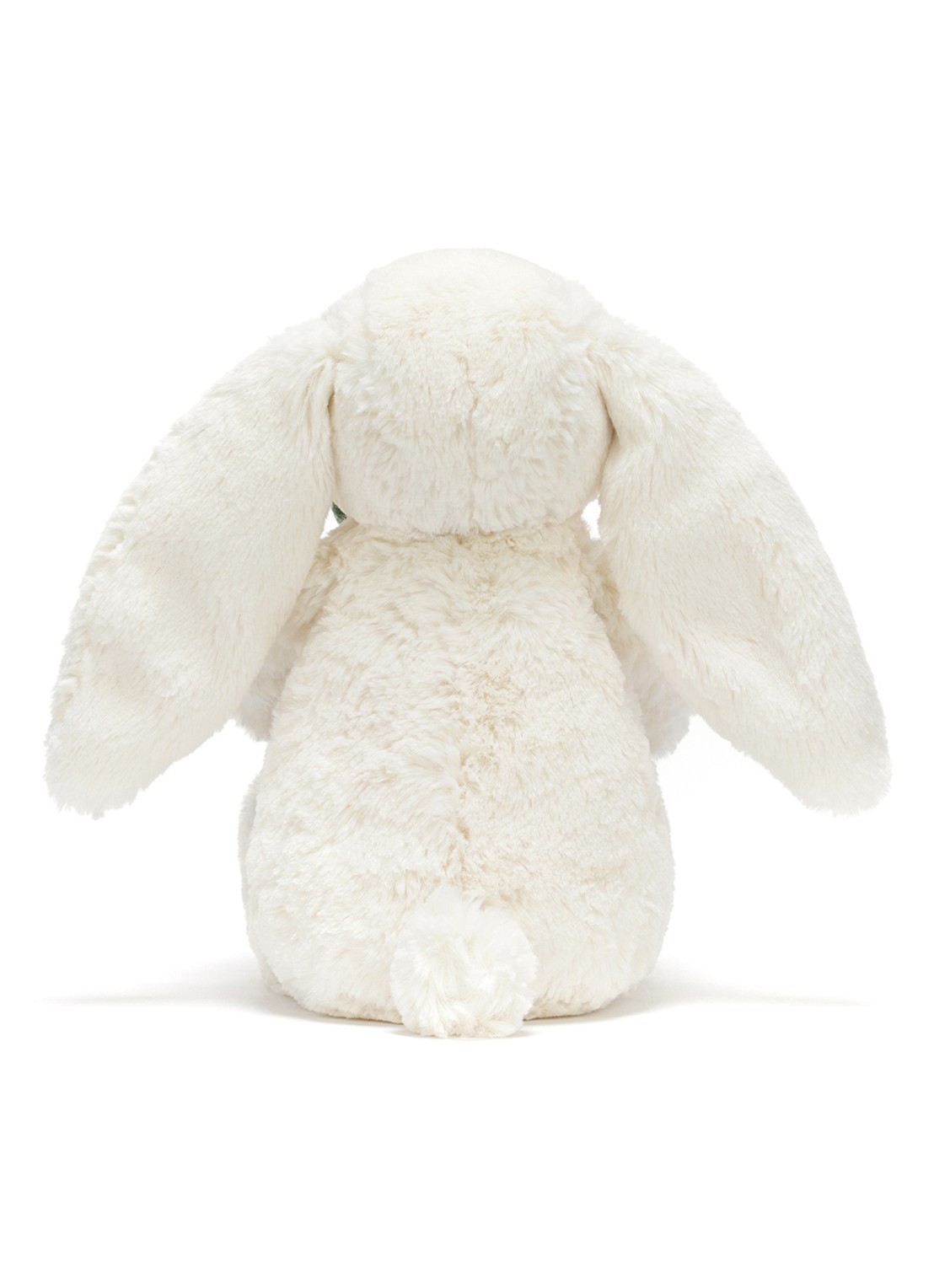 Jellycat Cream Bunny with Plant knuffel 31 cm  - achterkant 6 creme