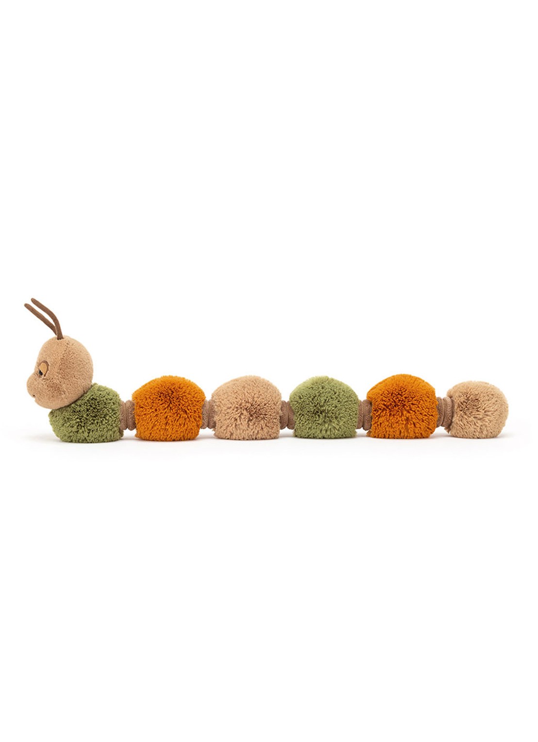 Jellycat Figgy Caterpillar knuffel 60 cm - detail 3 multicolor