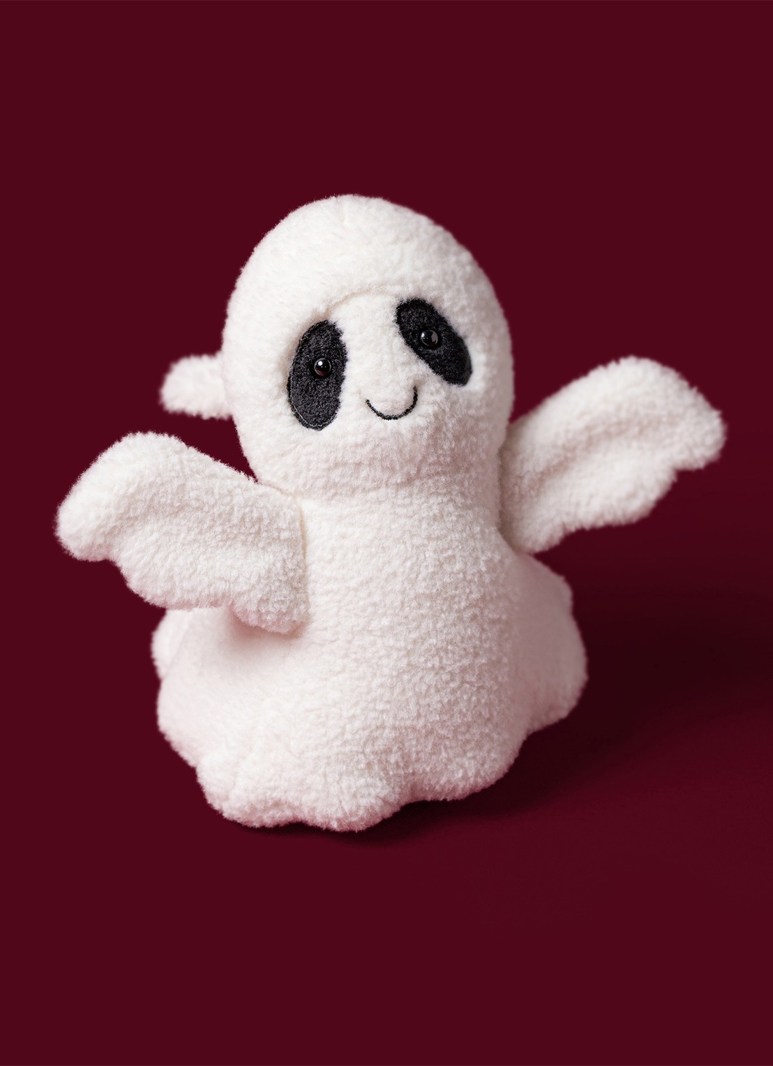 Jellycat Ghost Bob knuffel 15 cm - voorkant 3 beige