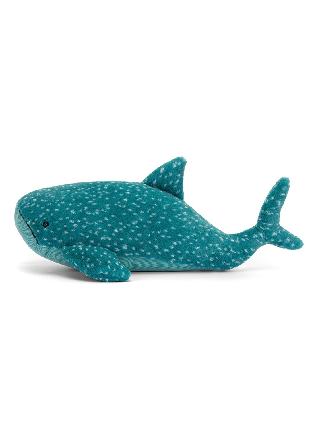 Jellycat Gobfrey Whale Shark knuffel 40 cm - detail blauw