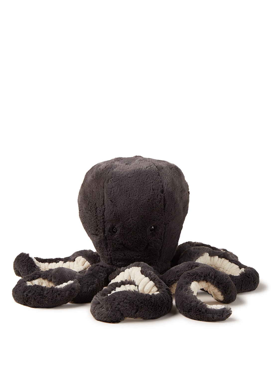 Jellycat Inky Octopus knuffel 30 cm - voorkant zwart