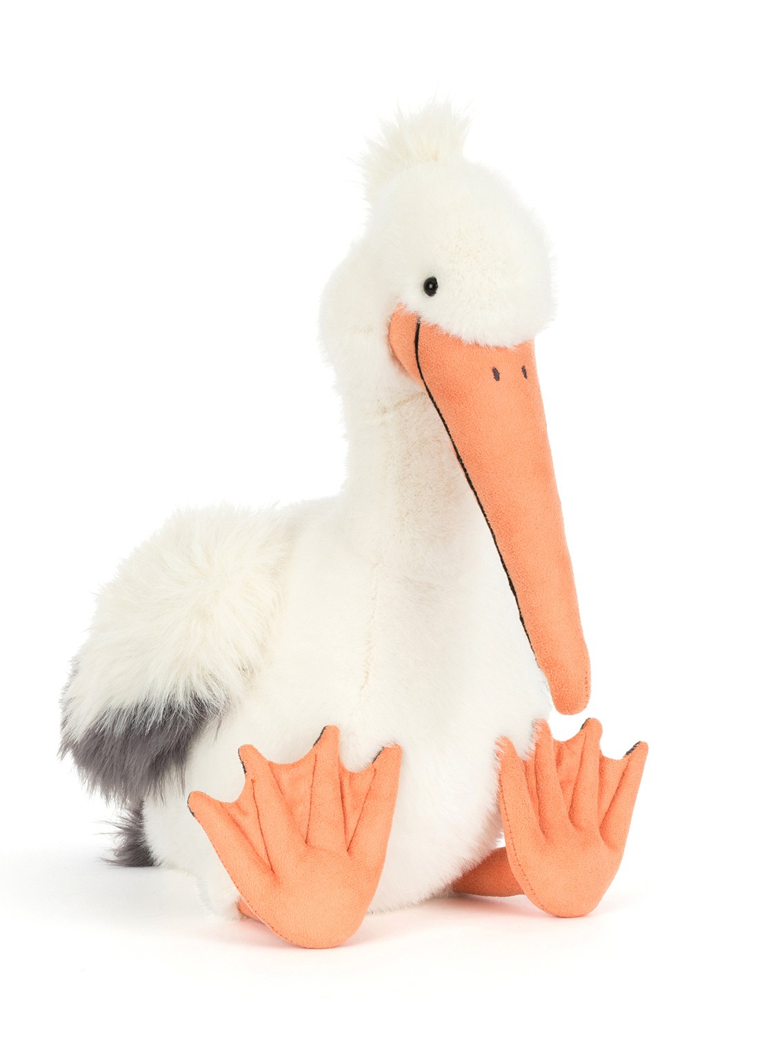Jellycat Keli Pelican knuffel 29 cm - voorkant multicolor
