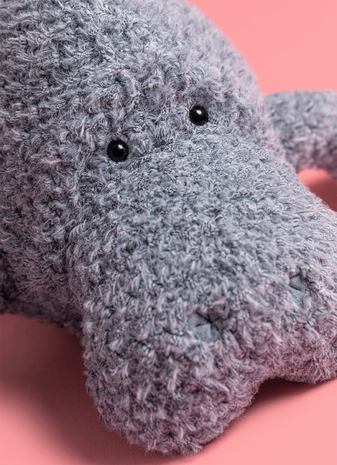 Jellycat Maffles Manatee knuffel 19 cm - detail 4 multicolor