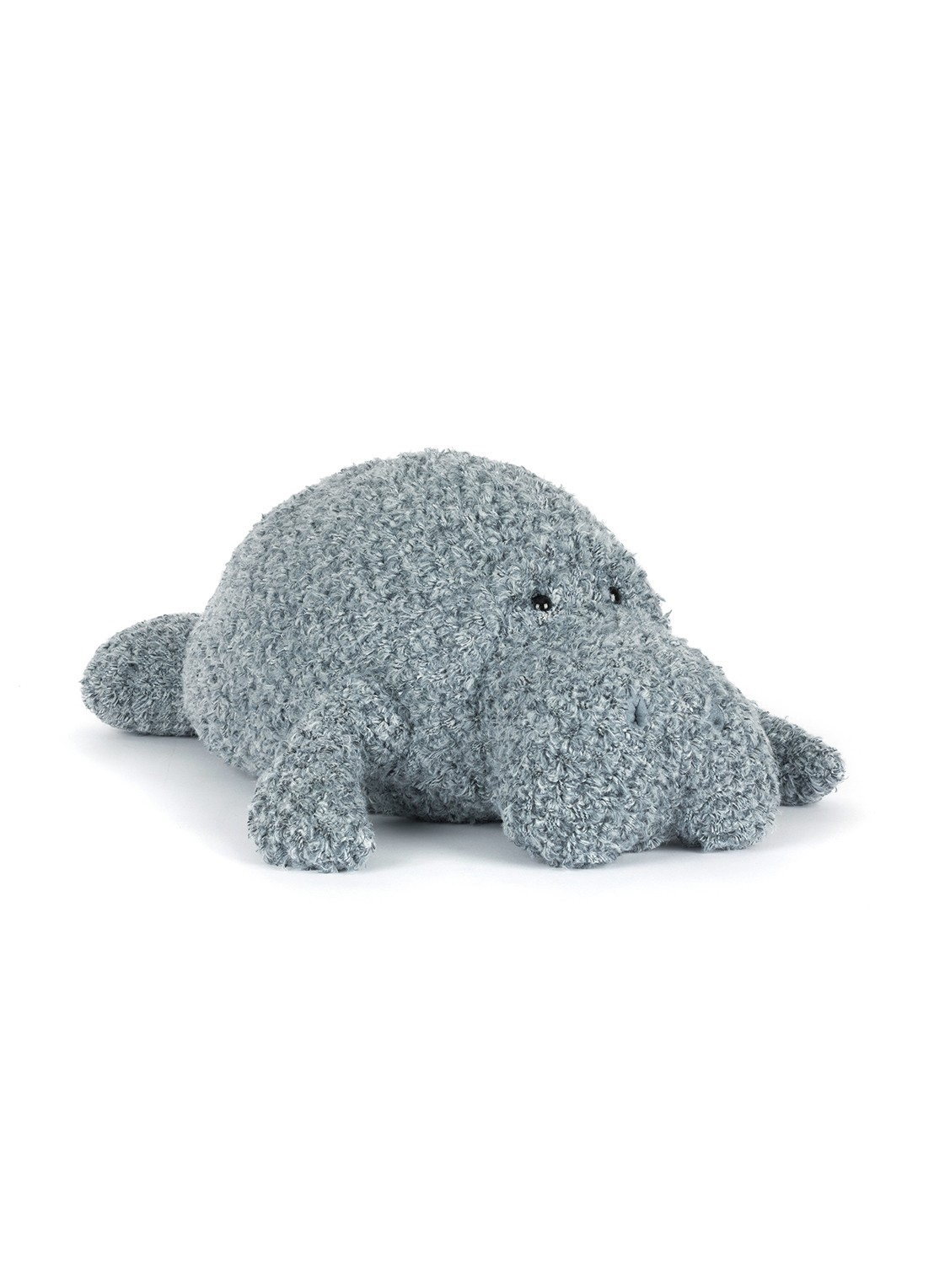 Jellycat Maffles Manatee knuffel 19 cm - voorkant multicolor