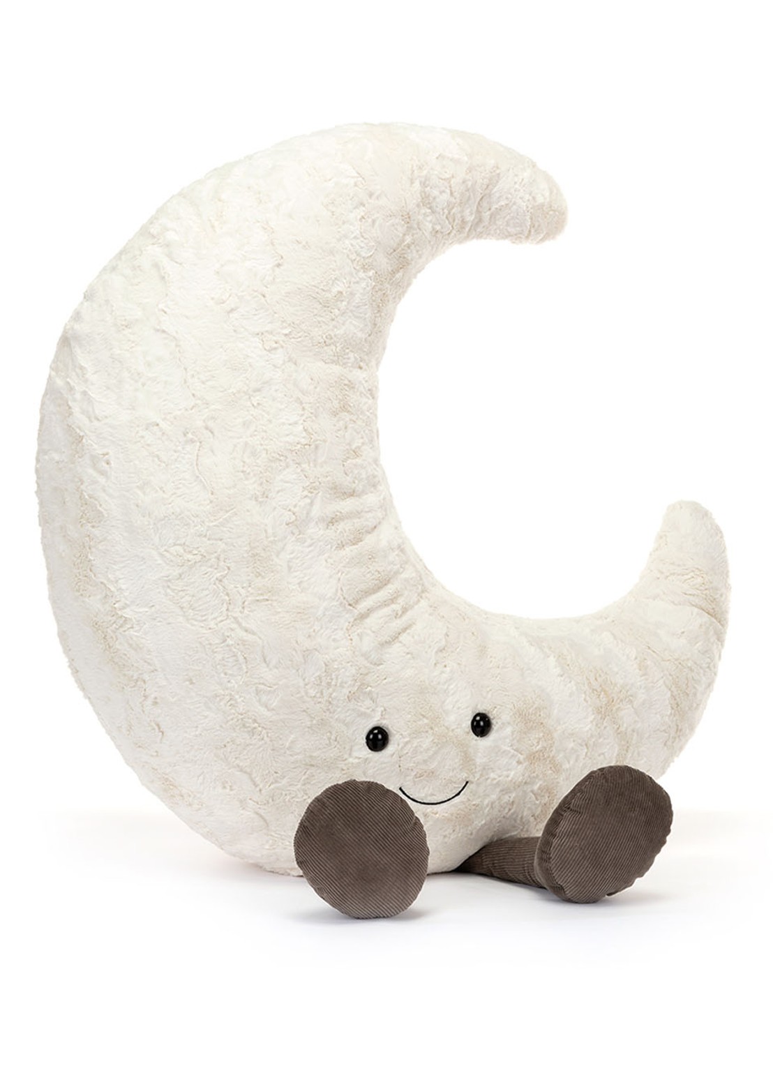 Jellycat Moon Gigantic knuffel 120 cm - voorkant 3 wit