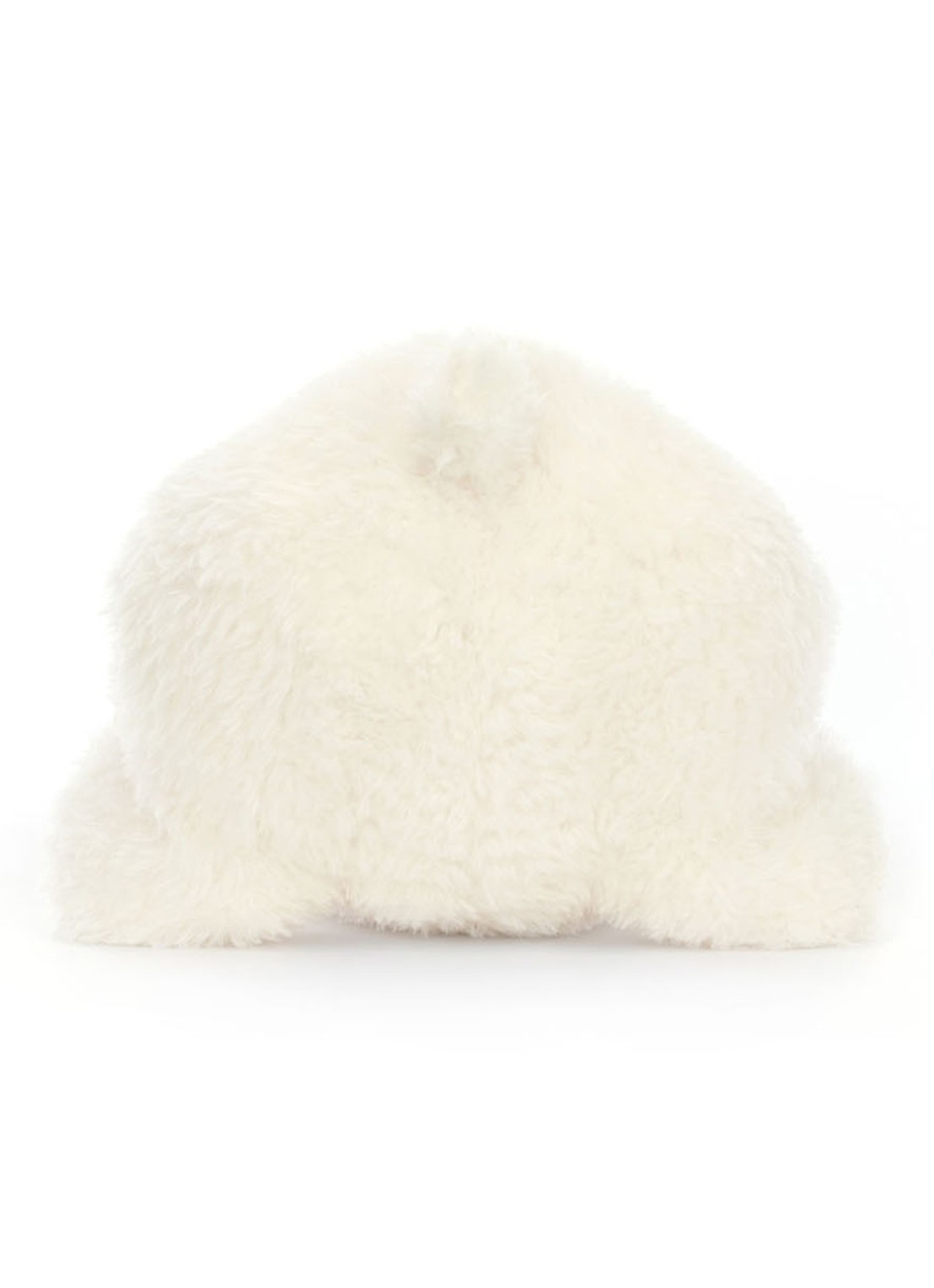 Jellycat Nozzy Polar Bear knuffel 21 cm  - detail wit