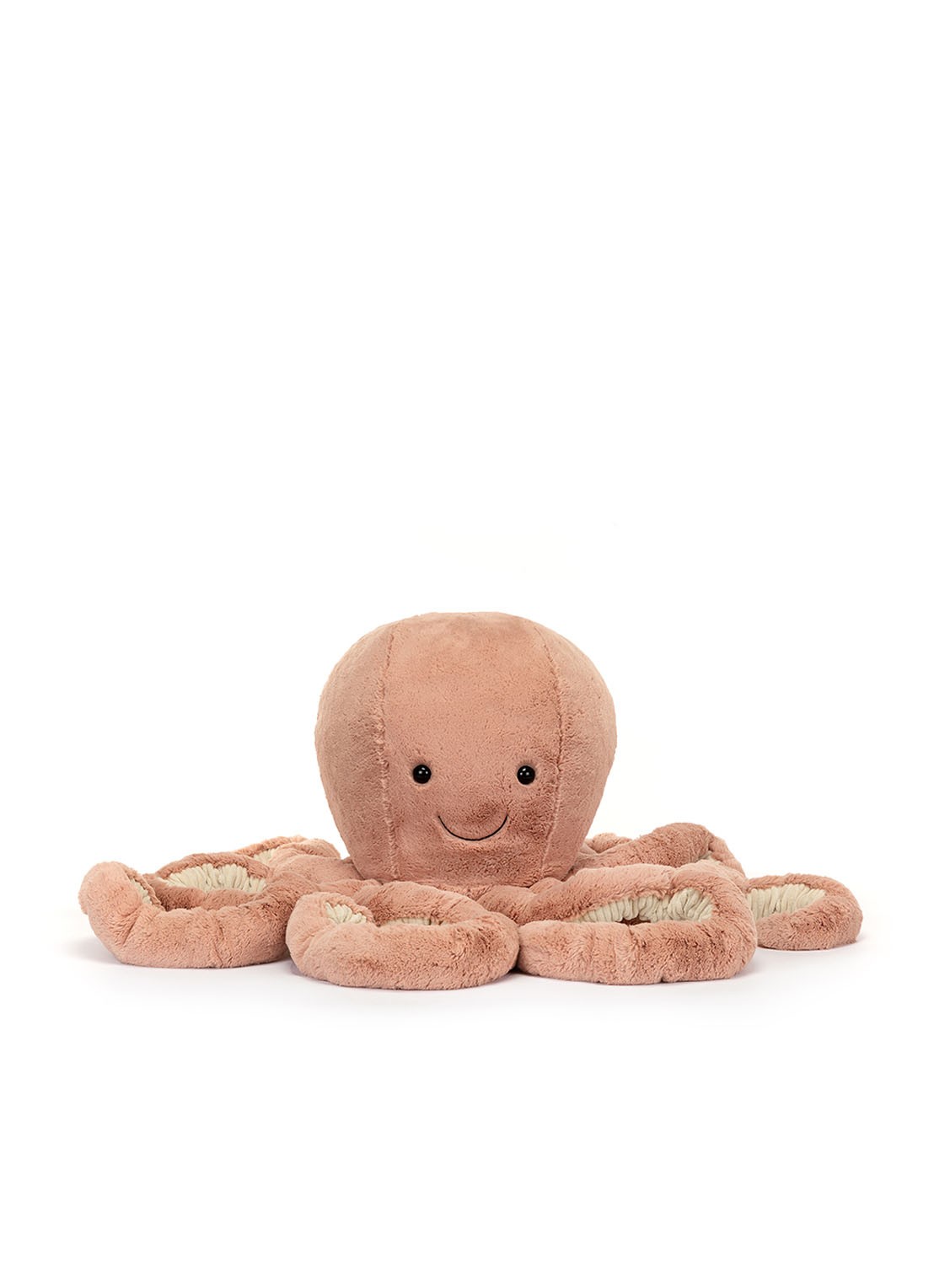 Jellycat Odell Octopus knuffel 140 cm - voorkant 5 oudroze