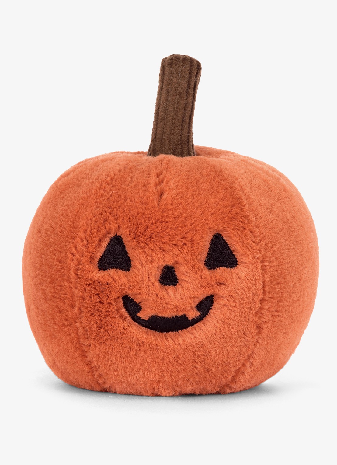 Jellycat Ooky Jack O Lantern knuffel 10 cm  - voorkant 2 orange