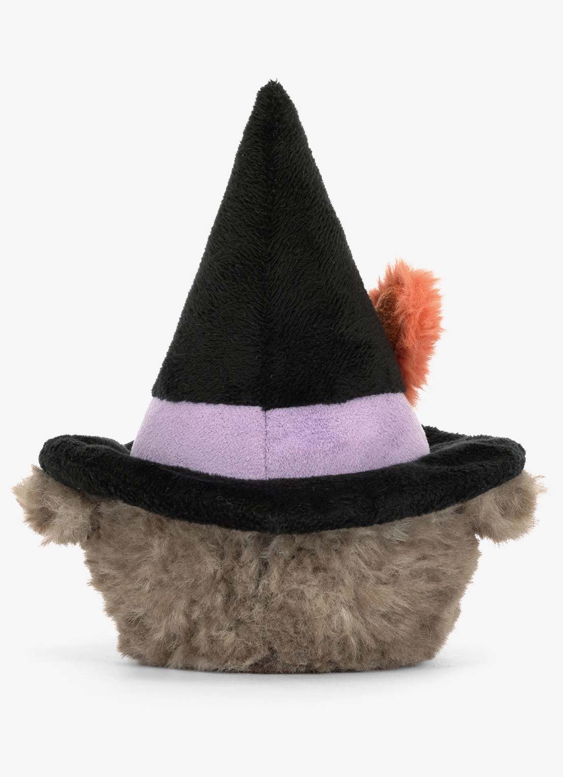Jellycat Owl in Hat knuffel 17 cm - achterkant grijs