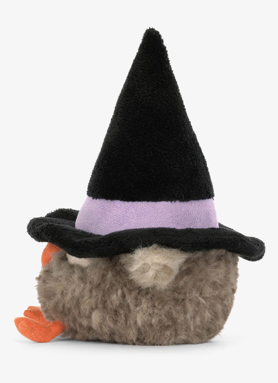 Jellycat Owl in Hat knuffel 17 cm - detail 2 grijs