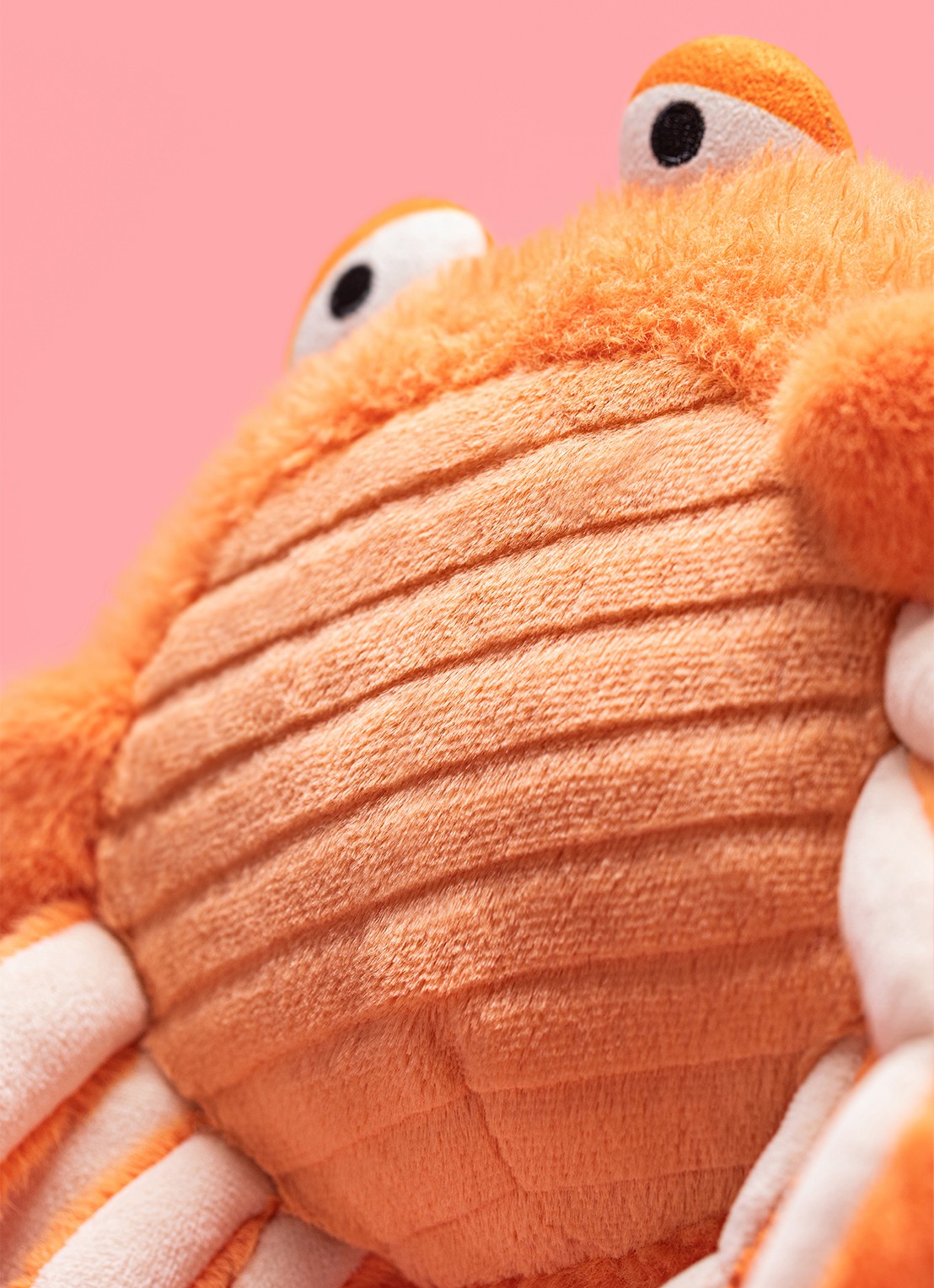 Jellycat Pinchsnap Crab knuffel 17 cm - detail 5 multicolor