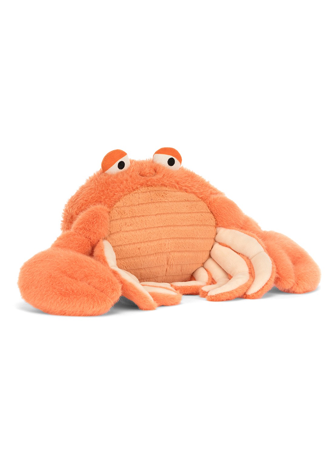 Jellycat Pinchsnap Crab knuffel 17 cm - voorkant multicolor