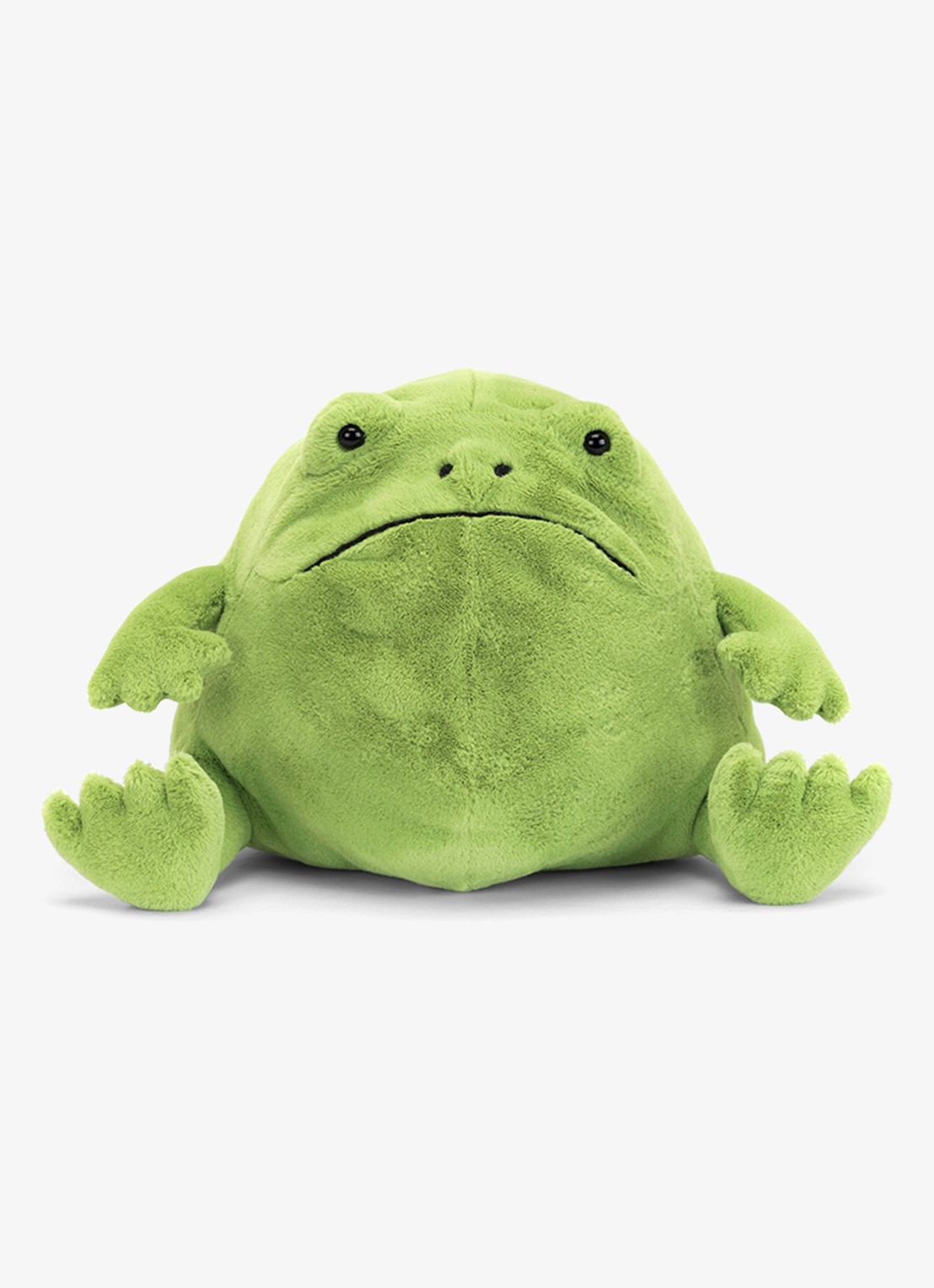 Jellycat Ricky Rain Frog knuffel 15 cm - voorkant 3 multicolor