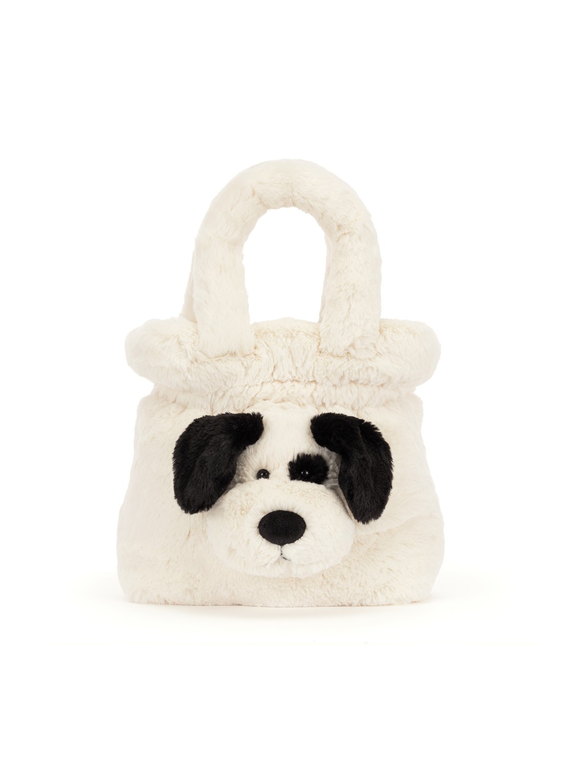 Jellycat Rufferty Puppy handtas - voorkant 5 beige