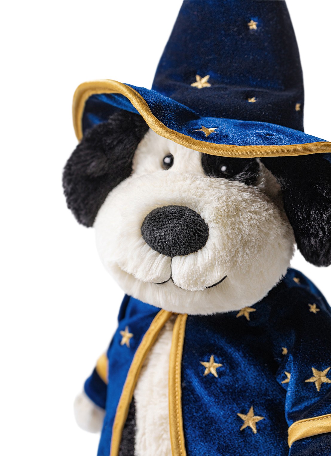 Jellycat Rufferty Puppy Wizard Outfit knuffel 31 cm - detail 5 donkerblauw