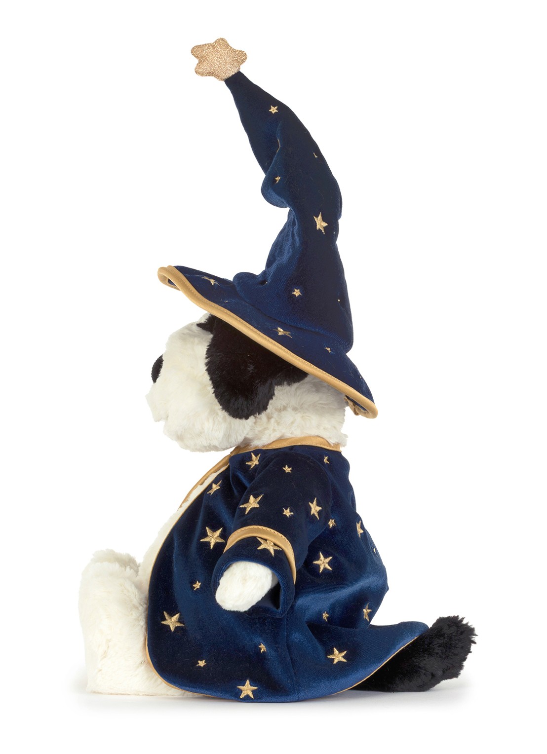 Jellycat Rufferty Puppy Wizard Outfit knuffel 31 cm - detail 7 donkerblauw