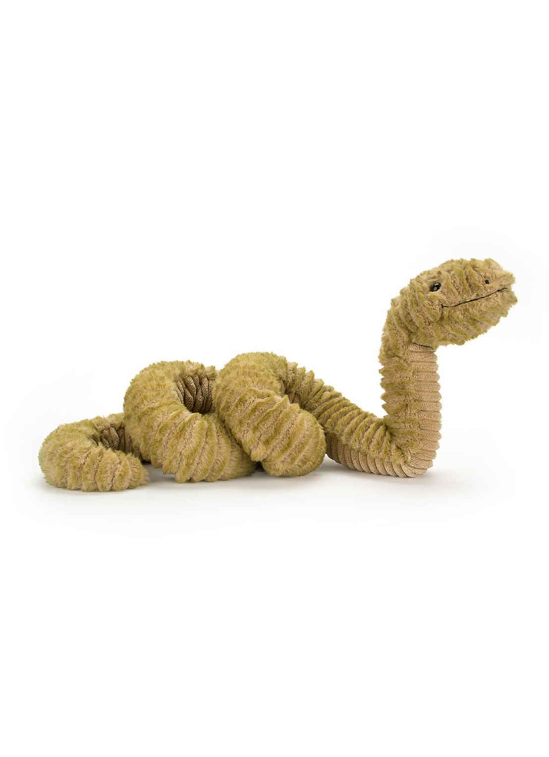 Jellycat Slither Snake 27 cm - achterkant 3 khaki