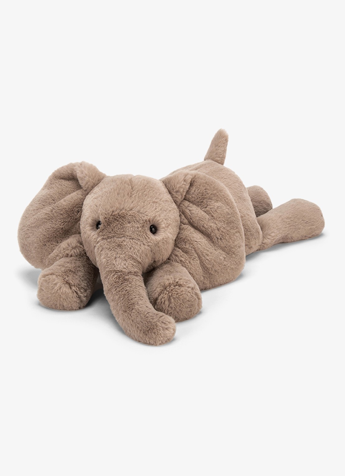 Jellycat Smudge Elephant knuffel 13 cm - voorkant grijs