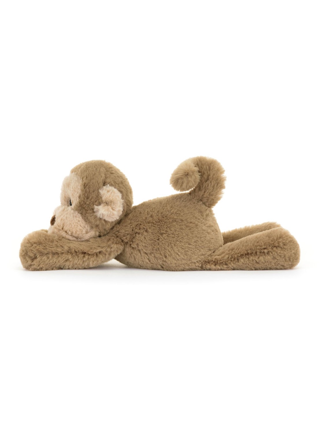 Jellycat Smudge Monkey Tiny knuffel 13 cm - detail multicolor