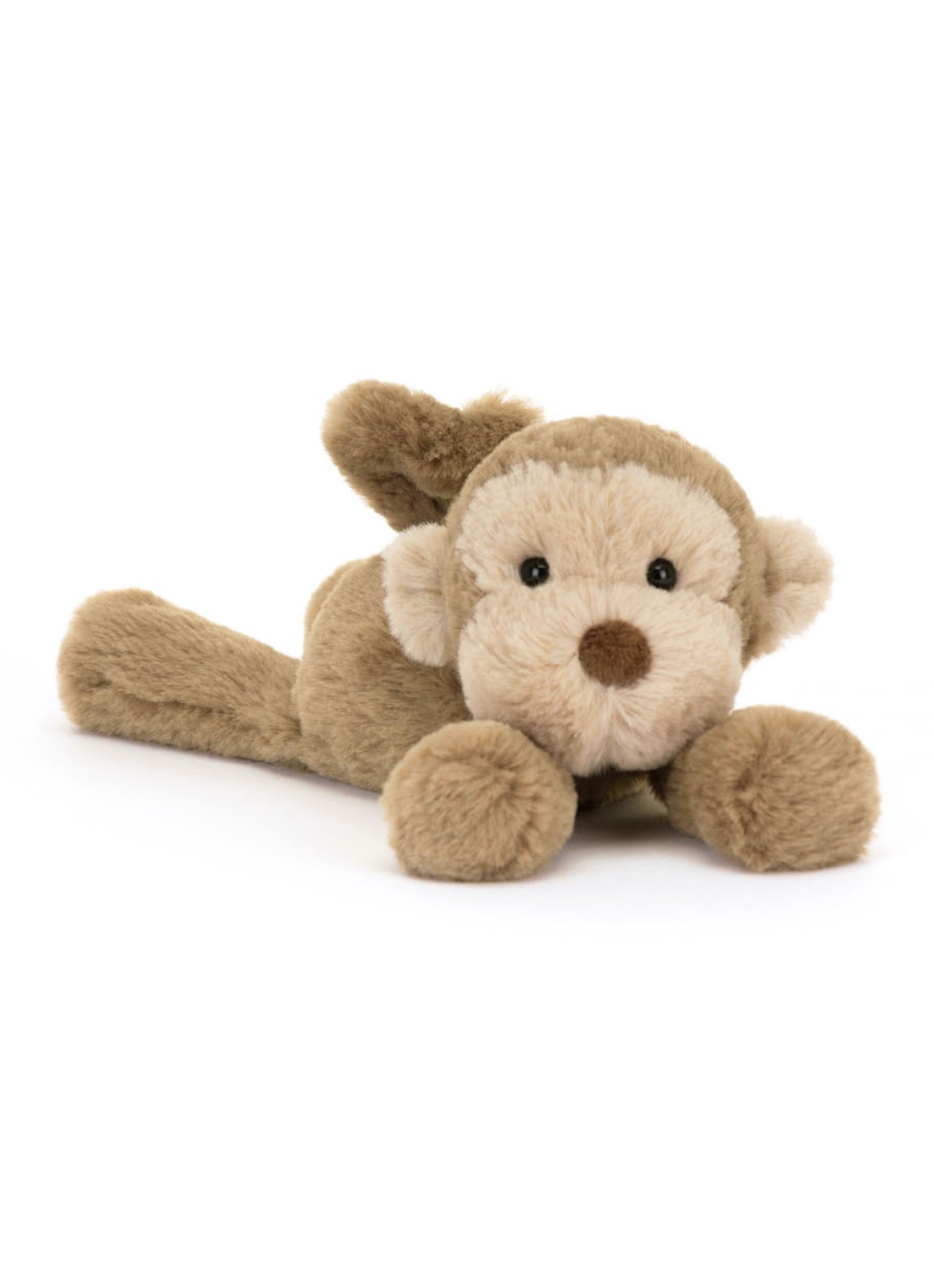 Jellycat Smudge Monkey Tiny knuffel 13 cm - voorkant 4 multicolor