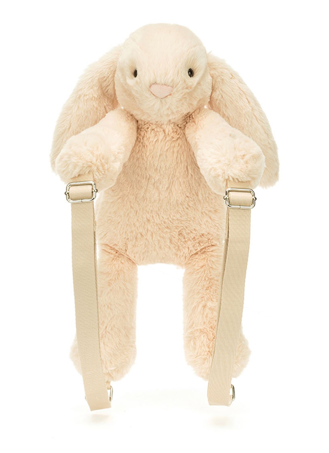 Jellycat Smudge Rabbit knuffelrugzak 43 cm - voorkant 5 multicolor