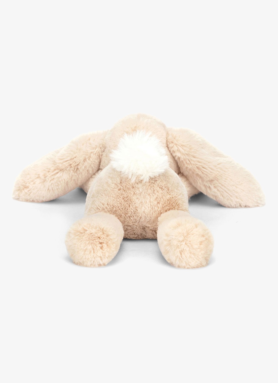 Jellycat Smudge Rabbit Tiny knuffel  - achterkant 4 gebroken wit