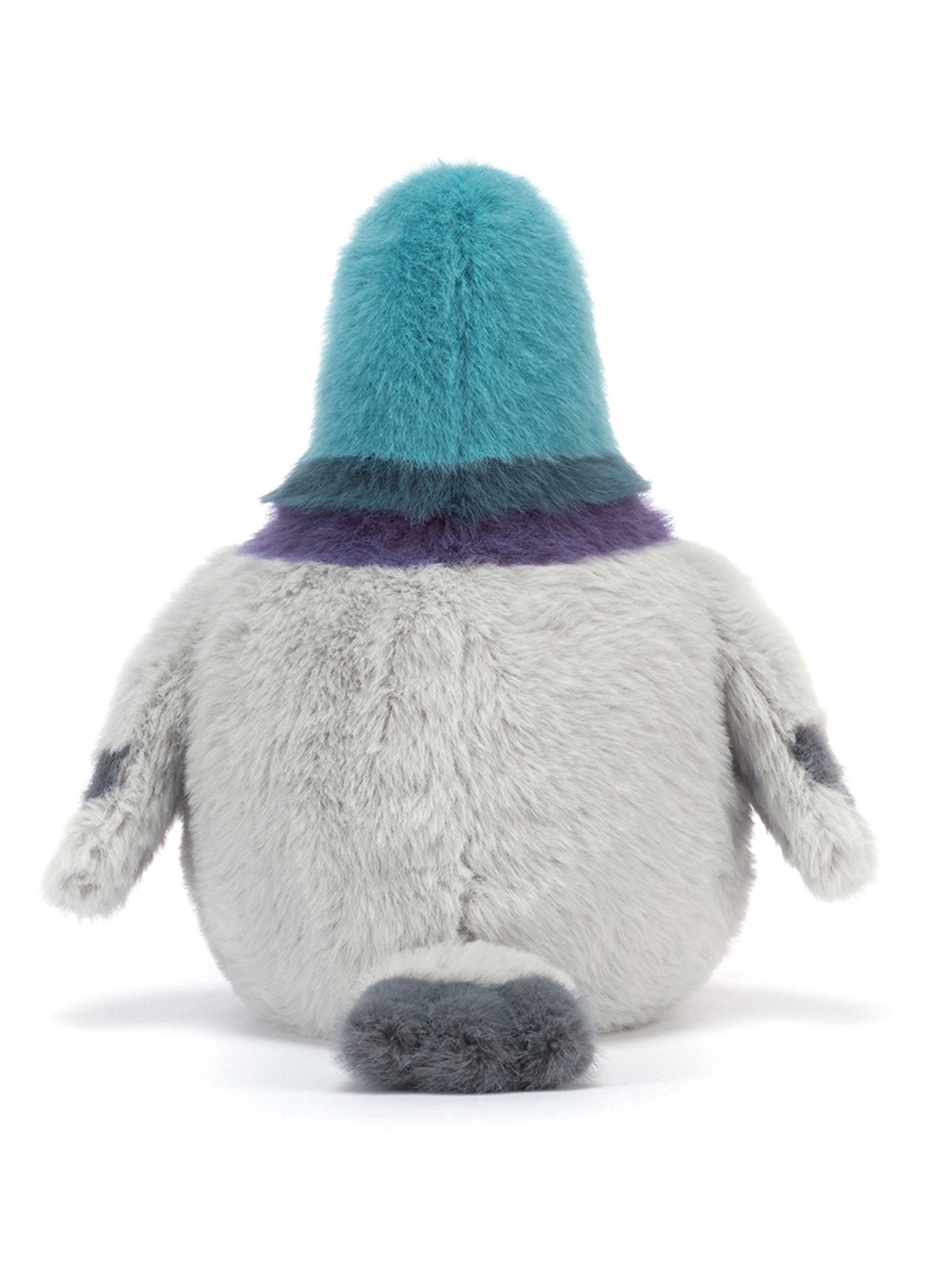 Jellycat Strutton Pigeon knuffel 22 cm  - achterkant blauw