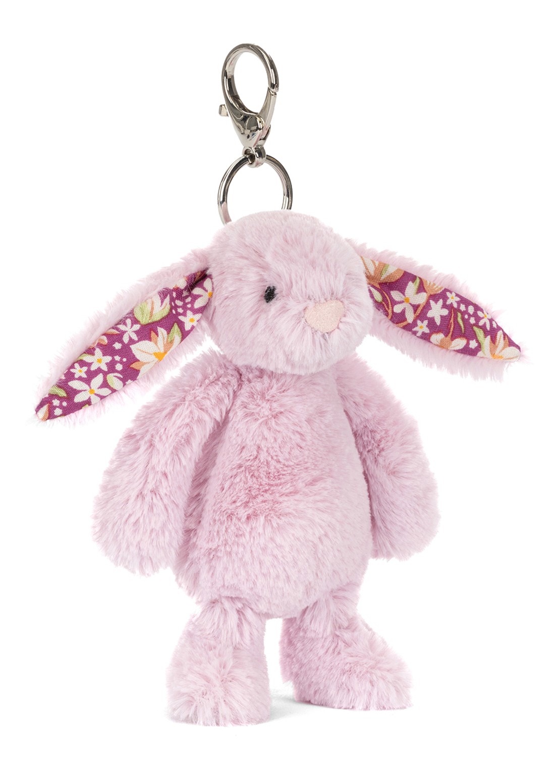 Jellycat Thistlepop Blossom Bunny Bag Charm tasbedel  - voorkant 4 multicolor