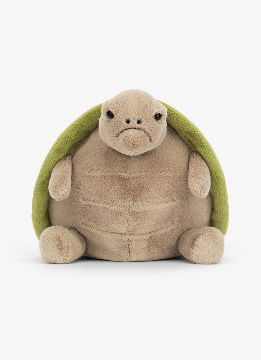 Jellycat Timmy Turtle knuffel 28 cm  - voorkant 3 groen