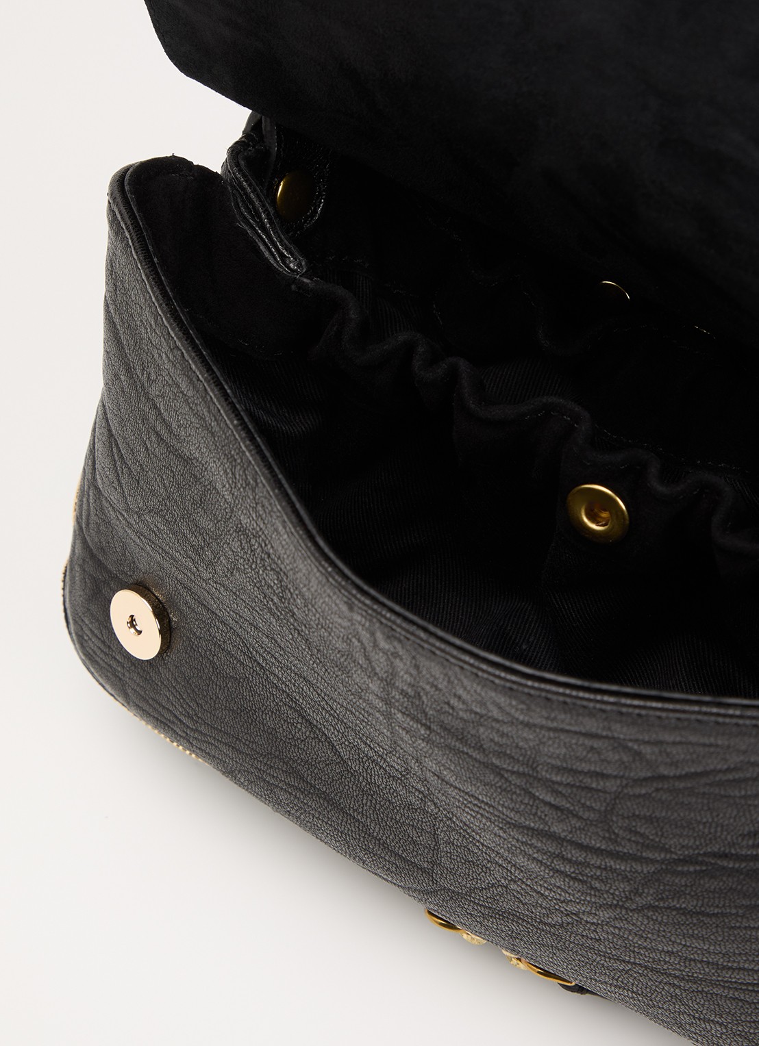 Jérôme Dreyfuss Bobi crossbodytas van geitenleer - detail 4 zwart