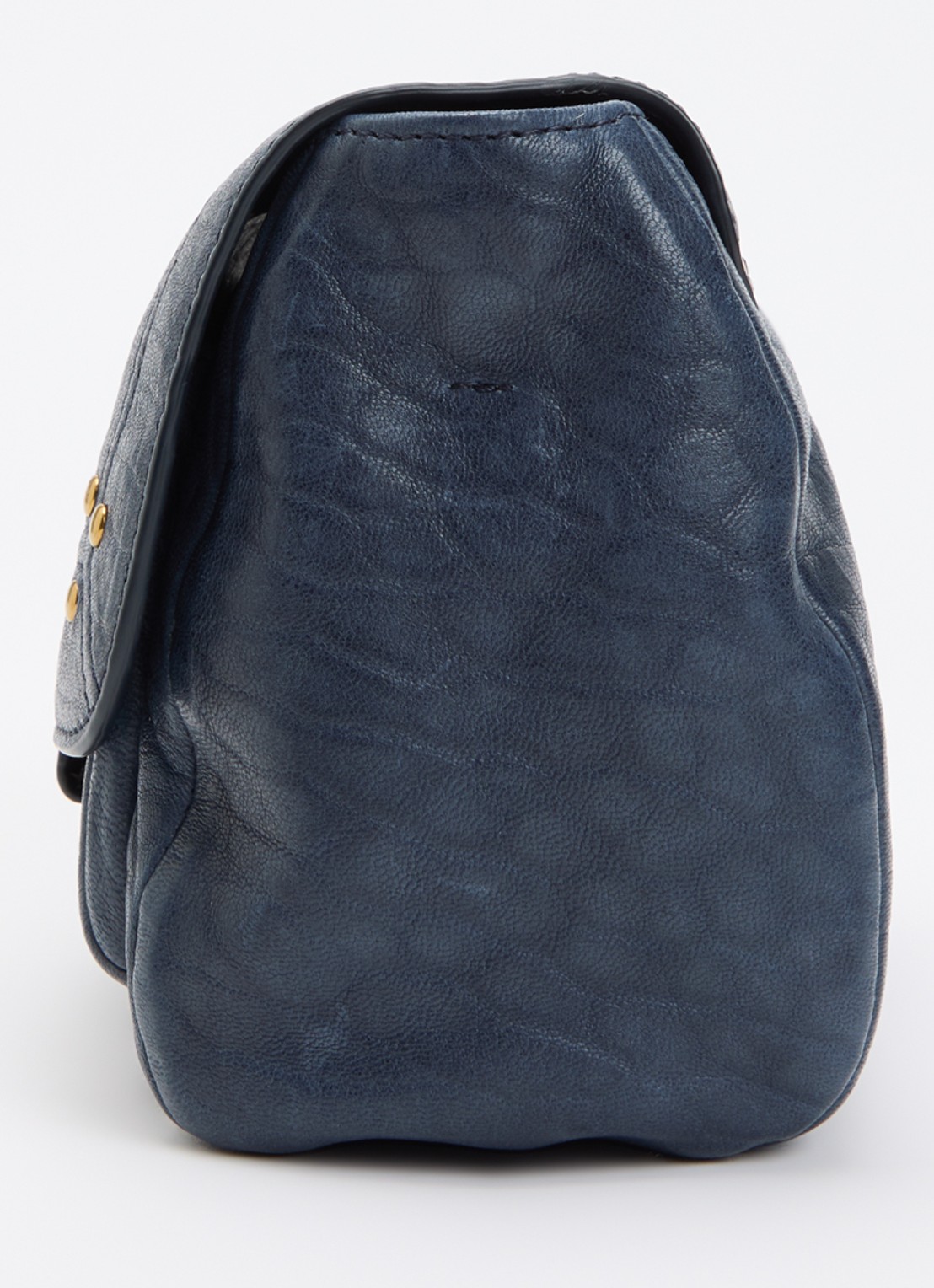 Jérôme Dreyfuss Lulu S crossbodytas van lamsleer met afneembare schouderriem - detail 3 donkerblauw