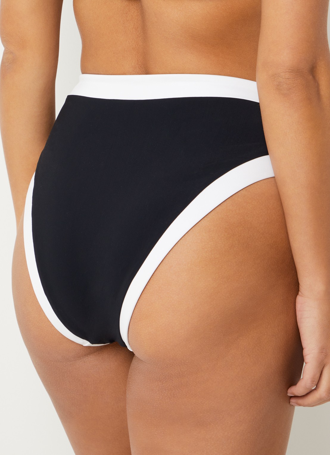 JETS Australia High waisted hipster bikinislip - achterkant zwart