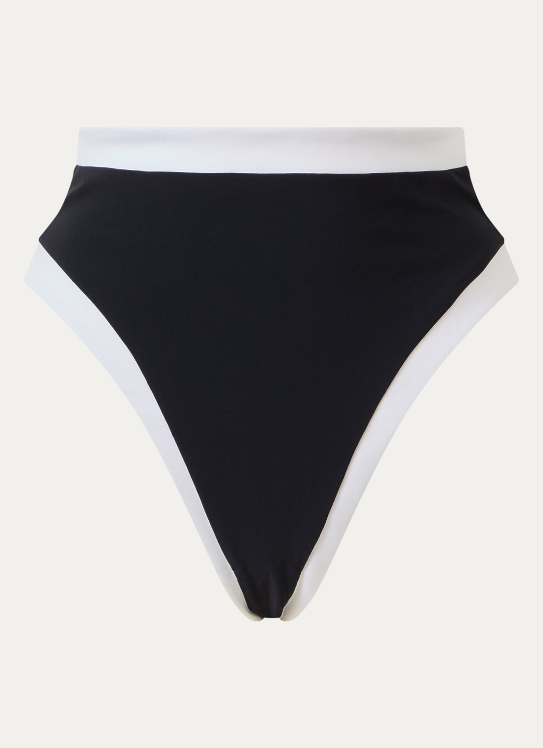 JETS Australia High waisted hipster bikinislip - voorkant 2 zwart