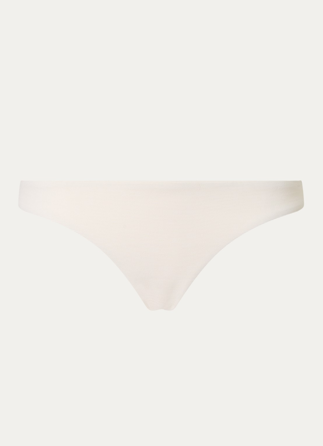 JETS Australia Isla bikinislip met ribstructuur - voorkant 2 ivoor