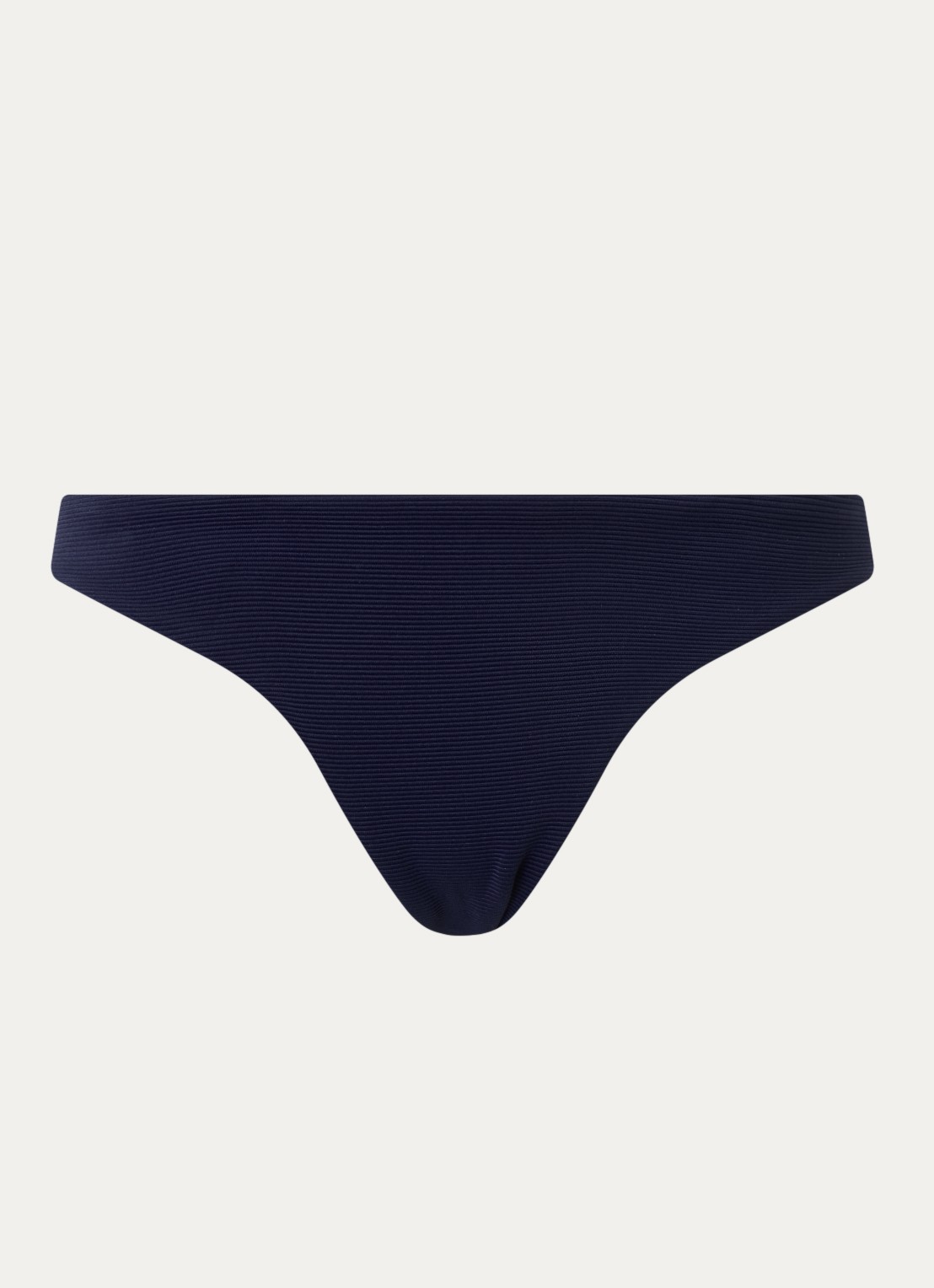 JETS Australia Isla bikinislip met ribstructuur - voorkant donkerblauw