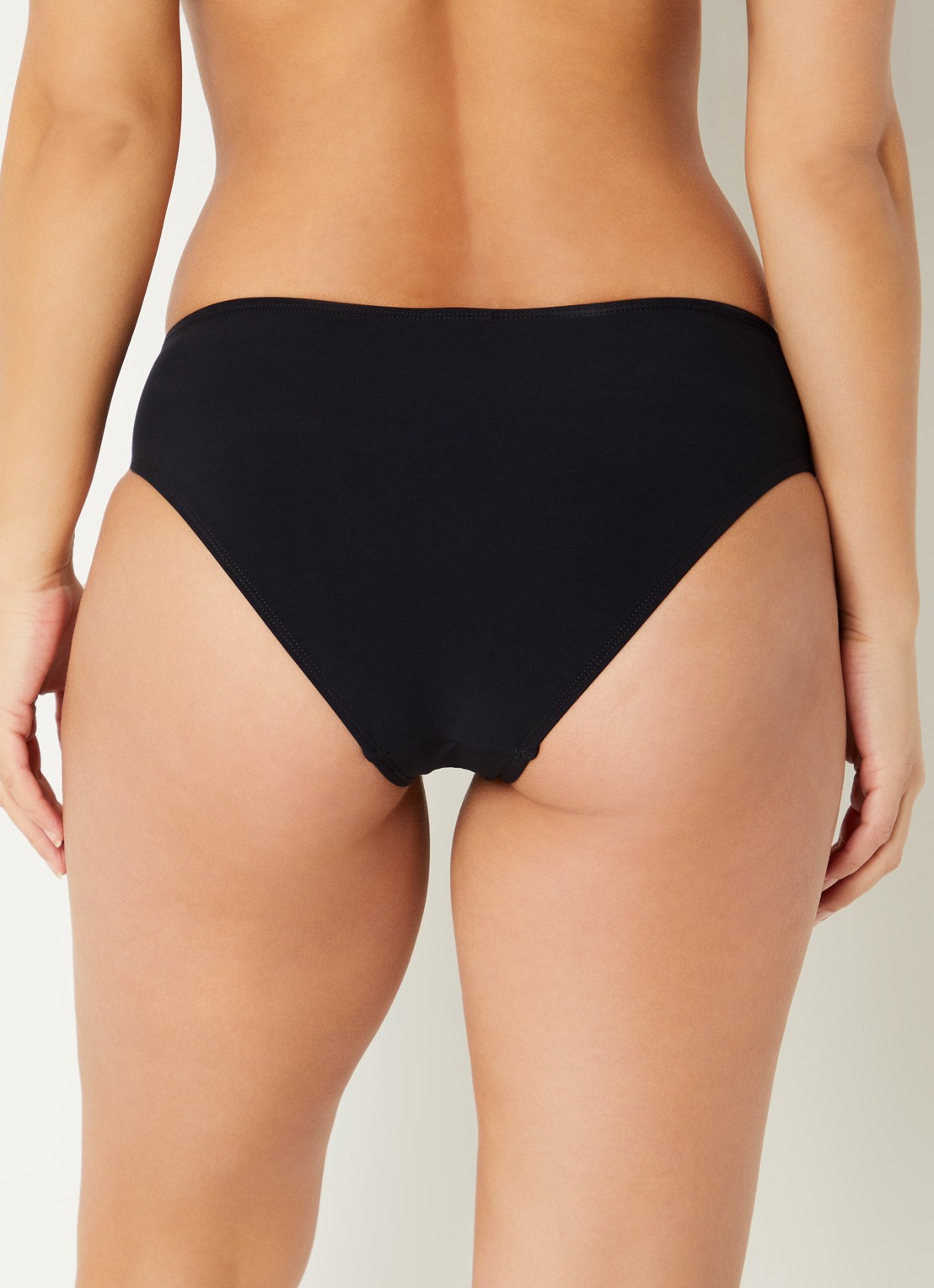 JETS Australia Jetset bikinislip met cut-out detail - achterkant zwart