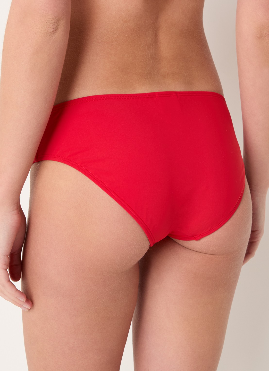 JETS Australia Jetset bikinislip met cut-out detail - achterkant rood